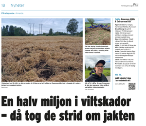 Tydligare arrendeavtal gav bättre kontroll över viltskadorna